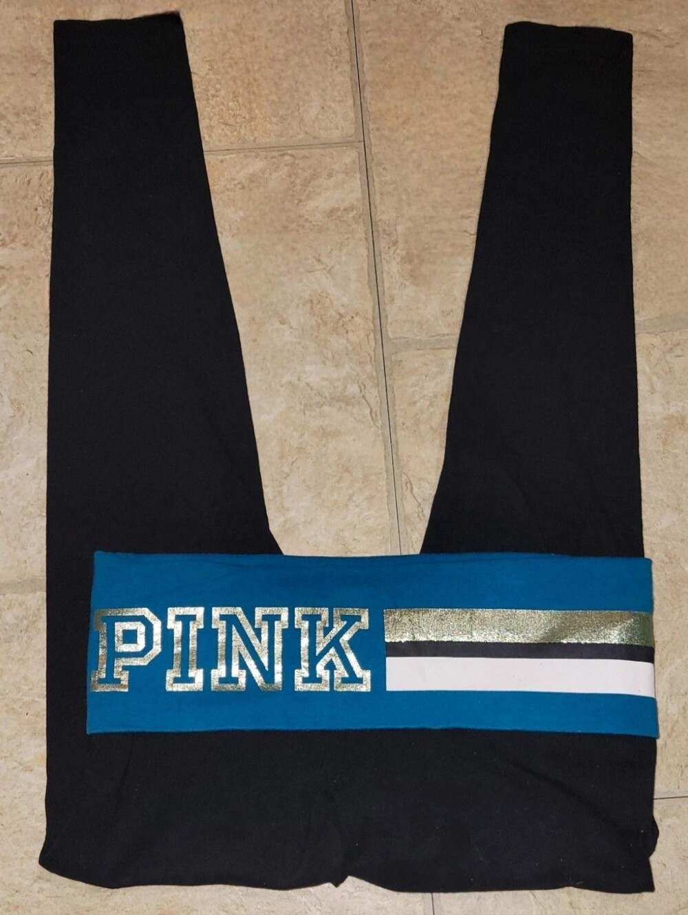 Victoria's Secret PINK Y2K 2015 Fold Over Leggings Size XS
